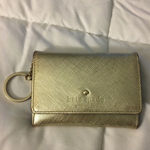 Kate spade gold coin purse